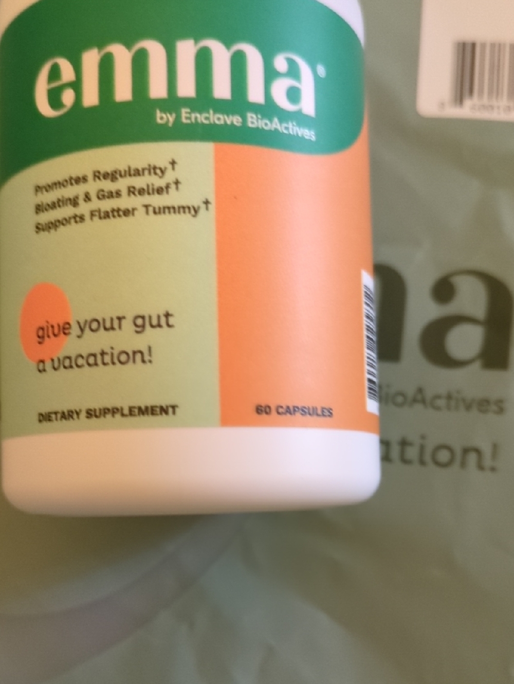 Emma Gut Health Relief Supplement (New, Unopened) - Picture 4 of 4